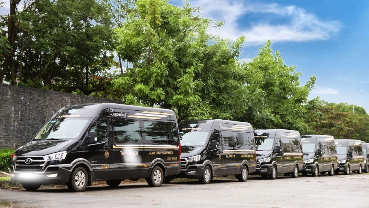 Nội thất ghế da massage VIP Limousine 9 chỗ và 12 chỗ Thiên Phúc